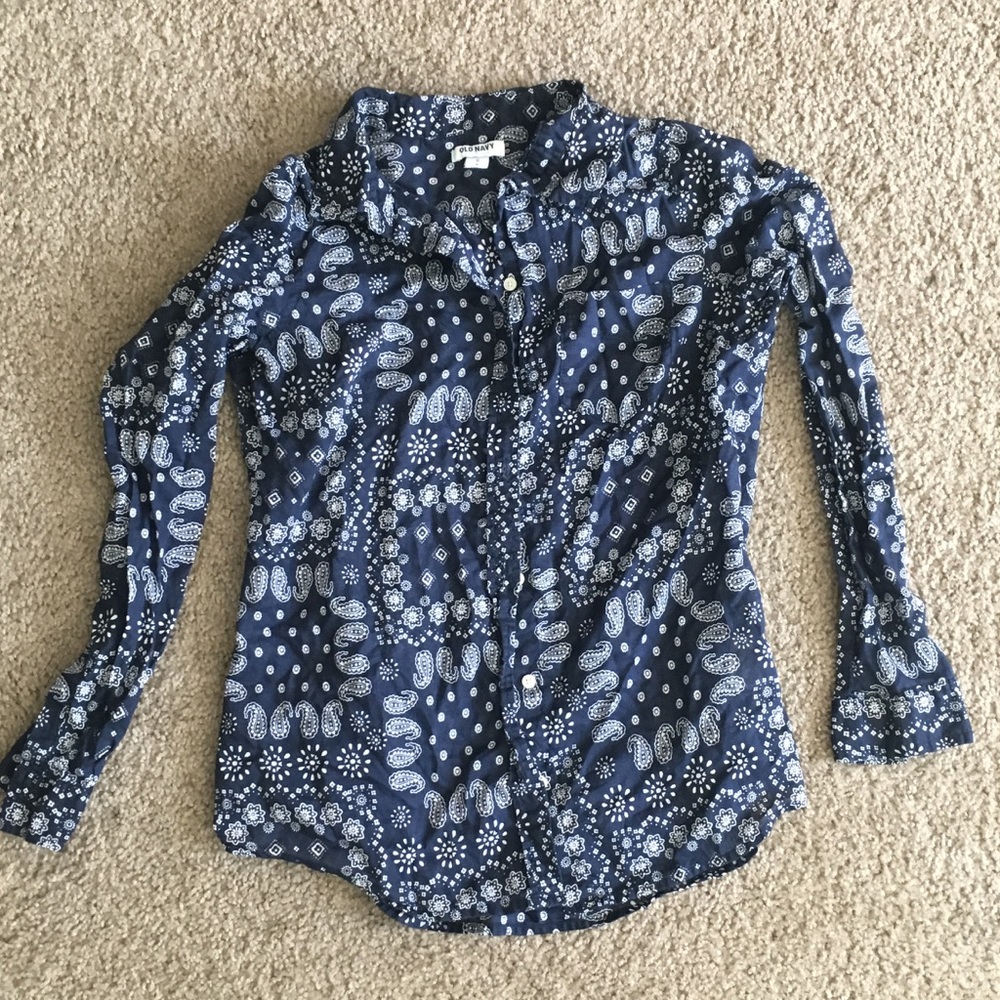 Old Navy Paisley Print